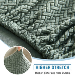 KAS Jacquard Sofa Seat Cushion Cover Furniture Protector for Anti-dust Removable Slipcover for Kids & Pets - Ornate Home