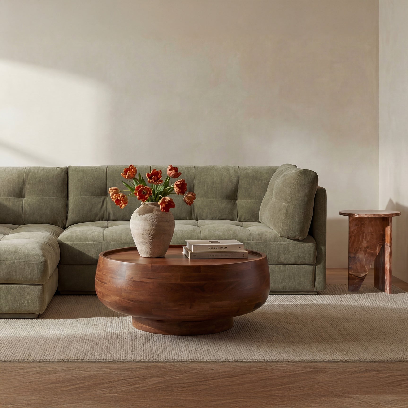 Wade Natural Storage Coffee Table