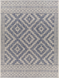 Kabala Dark Blue Outdoor Area Rug - Clearance - Ornate Home