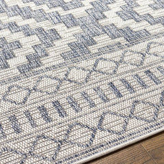 Kabala Dark Blue Outdoor Area Rug - Clearance - Ornate Home