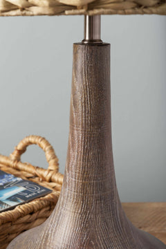 Kabankalan Seagrass Resin Table Lamp - Ornate Home