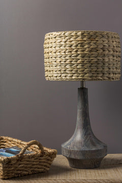 Kabankalan Seagrass Resin Table Lamp - Ornate Home