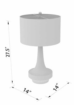 Kabankalan Seagrass Resin Table Lamp - Ornate Home