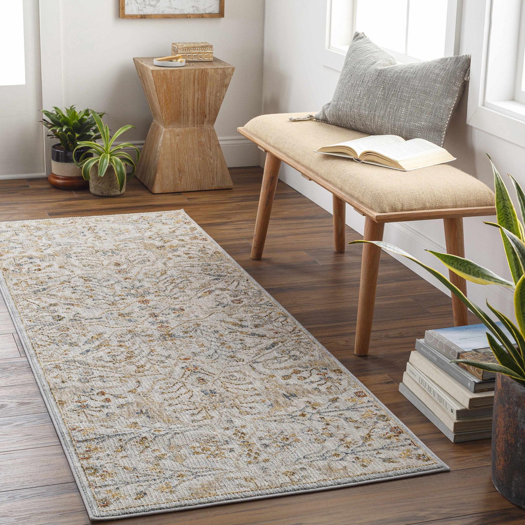 Kabungahan Oushak Style Floral Rug - Ornate Home
