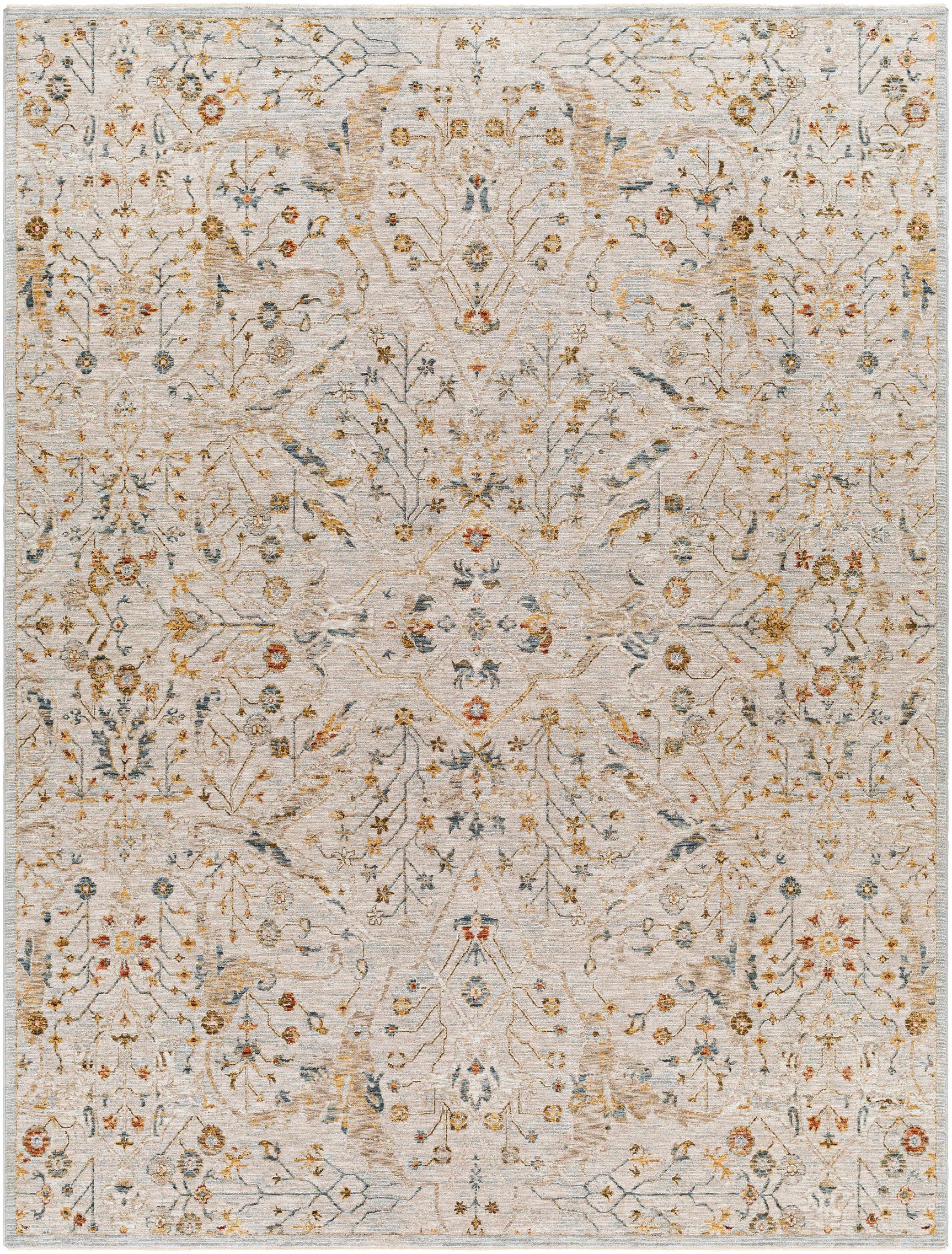 Kabungahan Oushak Style Floral Rug - Ornate Home