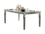 Kacela Dining Table in Mirror and Champagne 72155 - Ornate Home