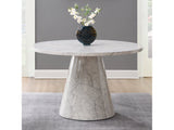 Kacey Engineered Stone Round Dining Table - Ornate Home