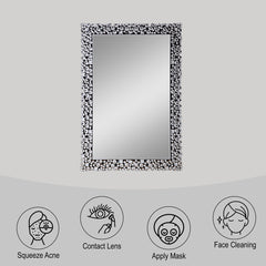 Kachina Mirror w/ Faux Gems - Ornate Home
