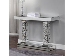 Kachina Mirrored & Faux Gems Console Table - Ornate Home