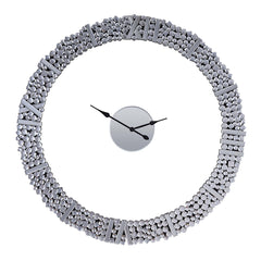 Kachina Mirrored & Faux Gems Wall Clock - Ornate Home