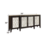 Kacia Antique Black Console Table - Ornate Home