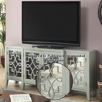 Kacia Antique Gray Console Table - Ornate Home
