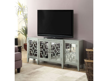 Kacia Antique Gray Console Table - Ornate Home