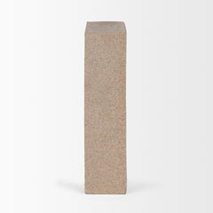 Kacia Beige Resin Textured SandStone Decorative Object - Ornate Home