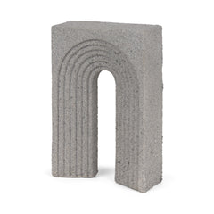 Kacia Gray Resin Textured Concrete Decorative Object - Ornate Home