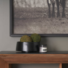 Kadara Black Solid Wood Decorative Bowl - Ornate Home