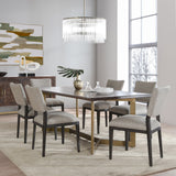 Kade Bark Brown Dining Table - Ornate Home