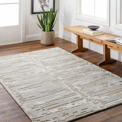 Kadin Gray Abstract Area Rug - Clearance - Ornate Home
