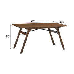 Kaela Walnut Dining Table - Ornate Home