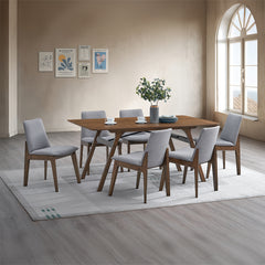 Kaela Walnut Dining Table - Ornate Home