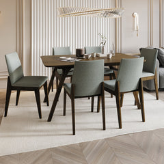 Kaela Walnut Dining Table - Ornate Home