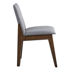 Kaela Walnut Side Chair (Set Of 2) - Ornate Home