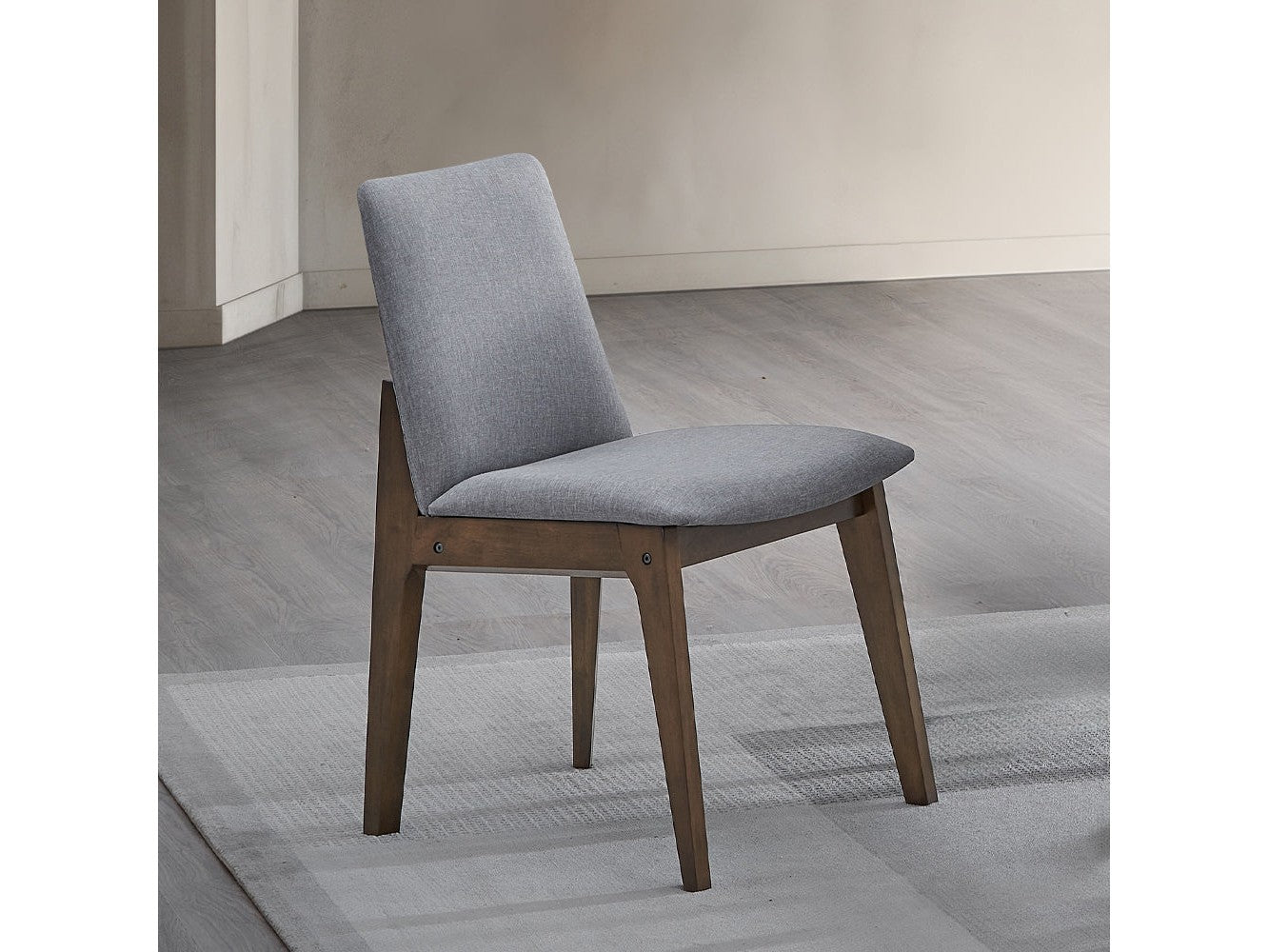 Kaela Walnut Side Chair (Set Of 2) - Ornate Home