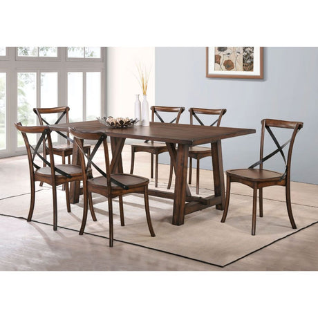 Kaelyn Dark Oak Dining Table - Ornate Home