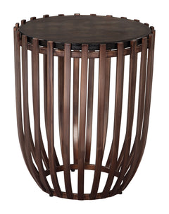 Kafig Bronze Side Table - Ornate Home