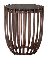 Kafig Bronze Side Table - Ornate Home