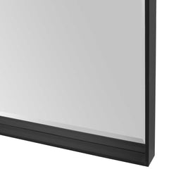 Kahn Black Oversized Rectangular Mirror - Ornate Home