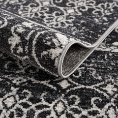 Kahraman Black & White Washable Rug - Clearance - Ornate Home