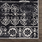 Kahraman Black & White Washable Rug - Clearance - Ornate Home