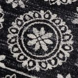 Kahraman Black & White Washable Rug - Clearance - Ornate Home