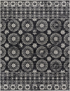 Kahraman Black & White Washable Rug - Clearance - Ornate Home