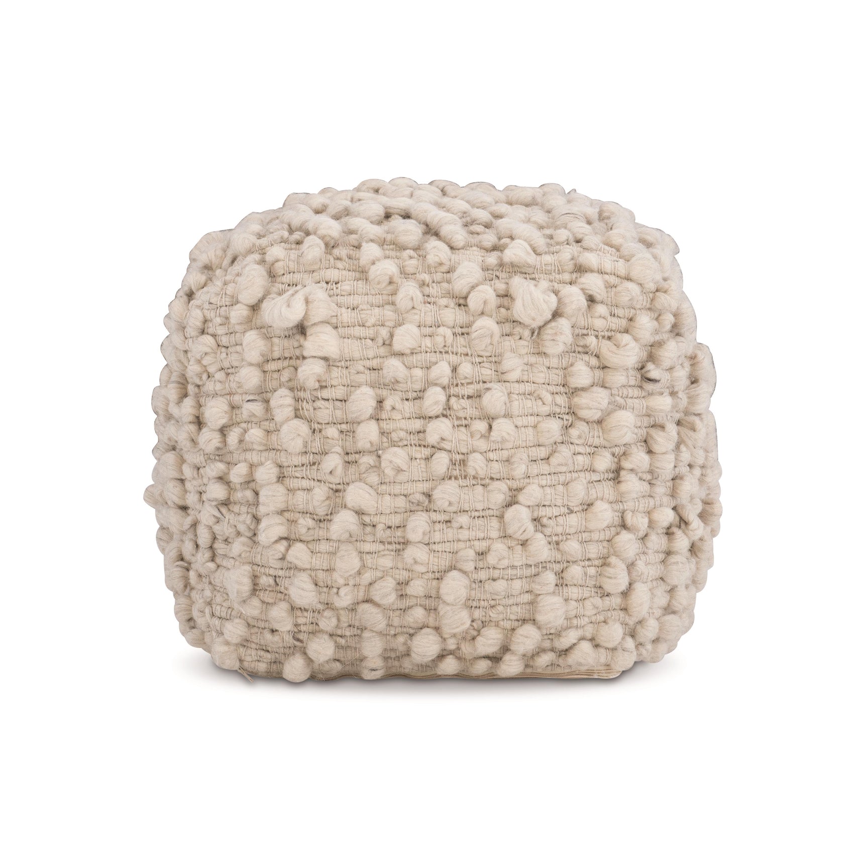 Kai Beige/Tan Fabric Ottoman - Ornate Home