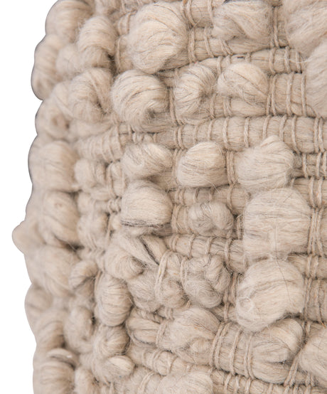 Kai Beige/Tan Fabric Ottoman - Ornate Home