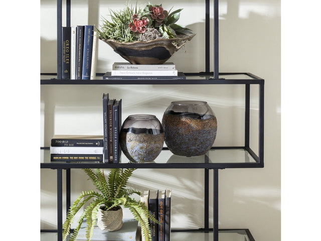 Kai Black Large Candle Holder (Set of 2) - Ornate Home