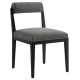 Kai Charcoal Fabric Dining Chair (Set of 2) - Ornate Home