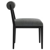 Kai Charcoal Fabric Dining Chair (Set of 2) - Ornate Home