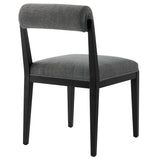 Kai Charcoal Fabric Dining Chair (Set of 2) - Ornate Home