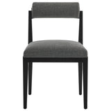 Kai Charcoal Fabric Dining Chair (Set of 2) - Ornate Home