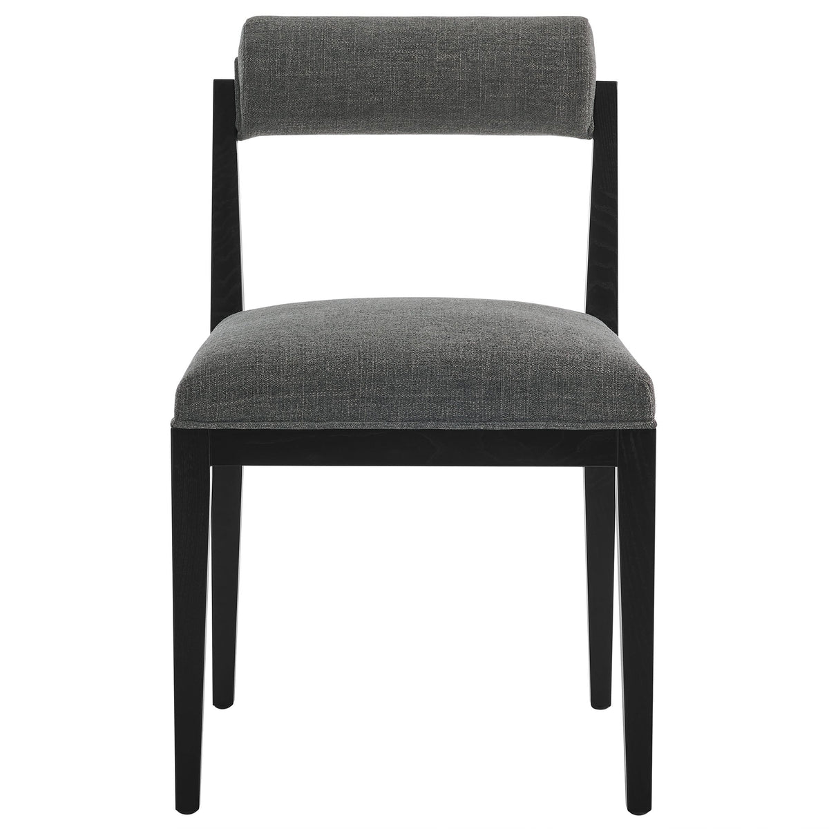 Kai Charcoal Fabric Dining Chair (Set of 2) - Ornate Home