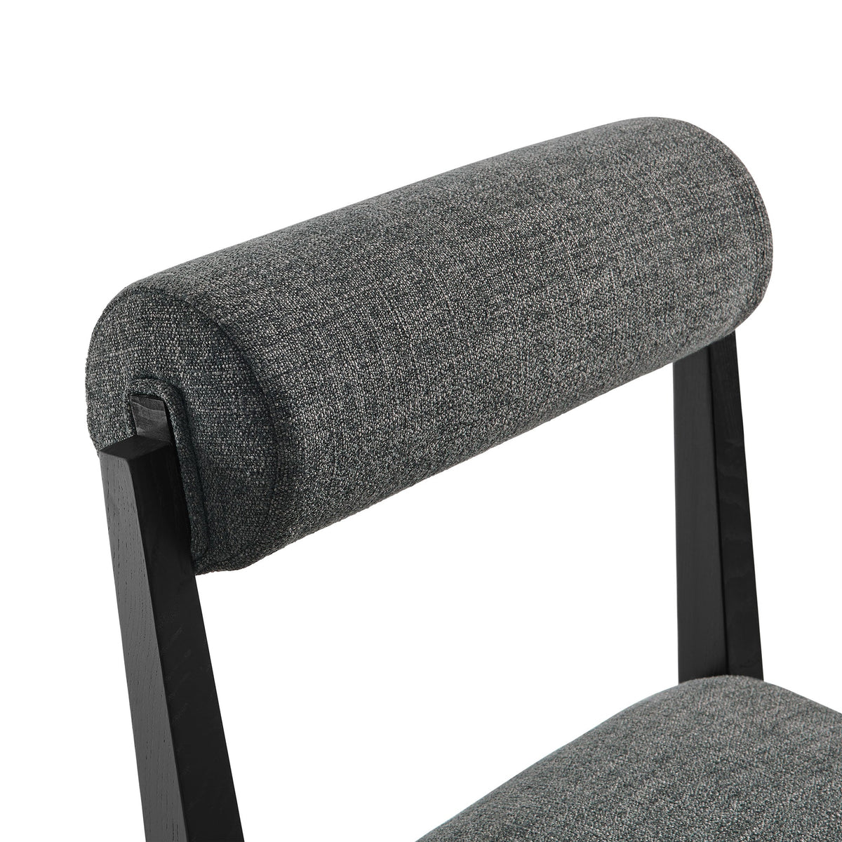 Kai Charcoal Fabric Dining Chair (Set of 2) - Ornate Home