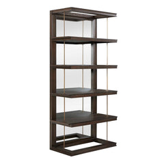 Kai Dark Walnut Etagere - Ornate Home