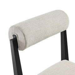 Kai Linen Fabric Dining Chair (Set of 2) - Ornate Home