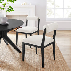 Kai Salt Fabric Dining Chair (Set of 2) - Ornate Home