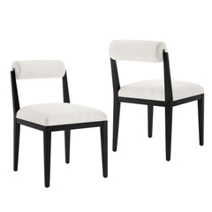 Kai Salt Fabric Dining Chair (Set of 2) - Ornate Home