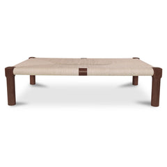 Kaia Dark Brown Outdoor Coffee Table - Ornate Home
