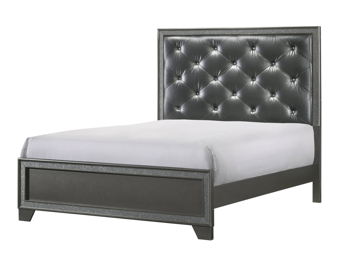 Kaia Gary Queen Upholstered Panel Bed - Ornate Home